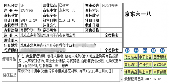 “双十一”商标危机后 京东布局618商标(图3) 2